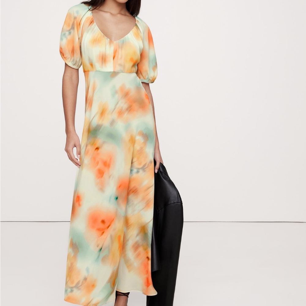 NWT Banana Republic Crepe Maxi Dress
